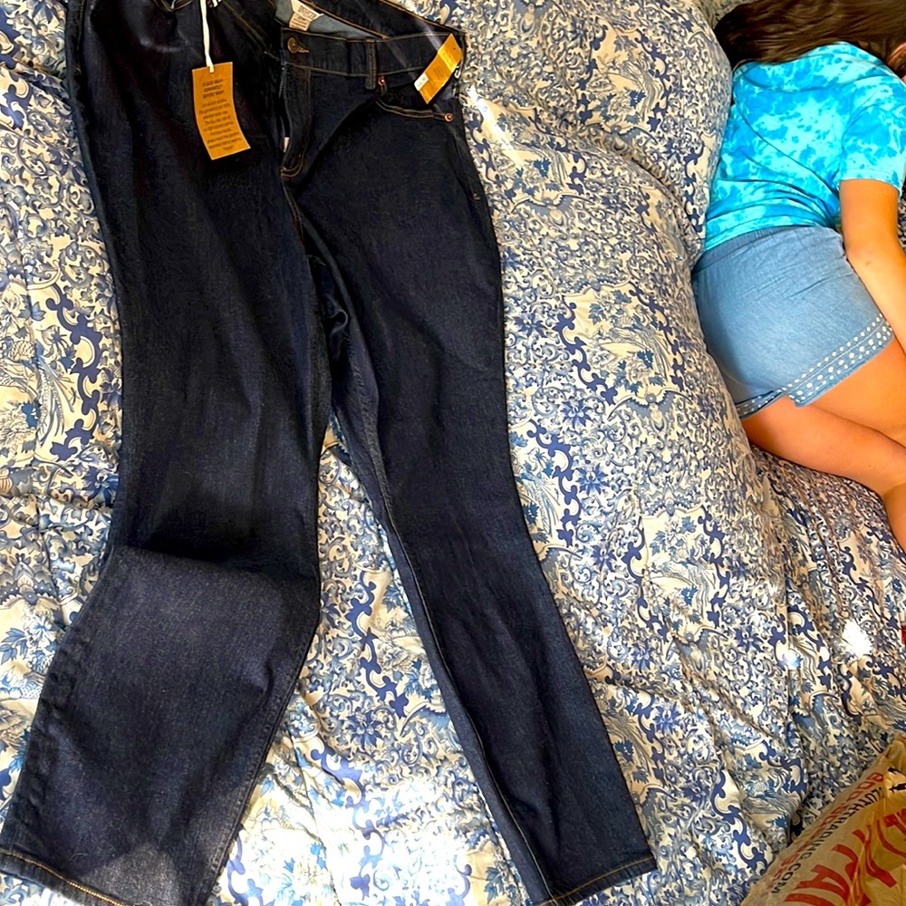 Duluth Trading Co Blue Skinny Leg Jeans Durable Denim